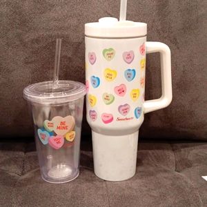 SWEETHEARTS Tumblers, 16 oz acrylic tumbler and 40 oz insulated tumbler. NEW